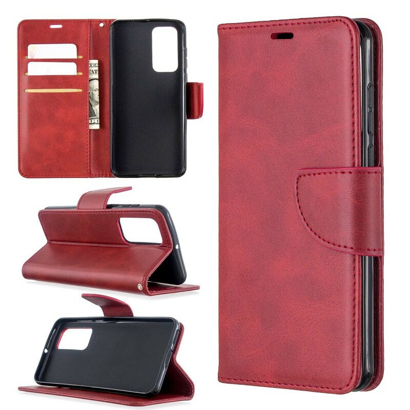 Custodia in pelle Huawei P40 Folio Cover Lembo Liscio Obliquo