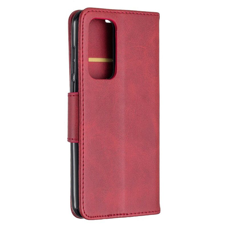 Custodia in pelle Huawei P40 Folio Cover Lembo Liscio Obliquo