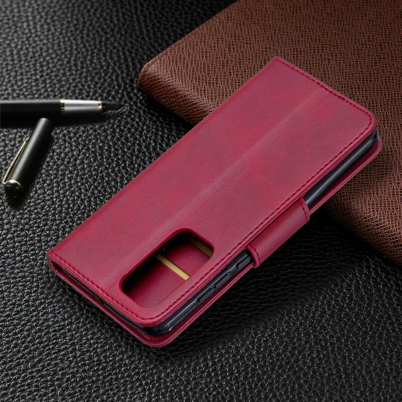 Custodia in pelle Huawei P40 Folio Cover Lembo Liscio Obliquo