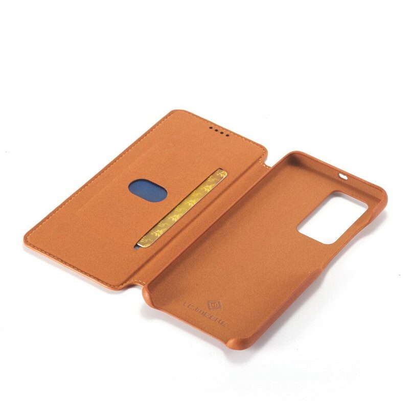 Folio Cover Huawei P40 Custodia in pelle Lc.imeeke Effetto Pelle