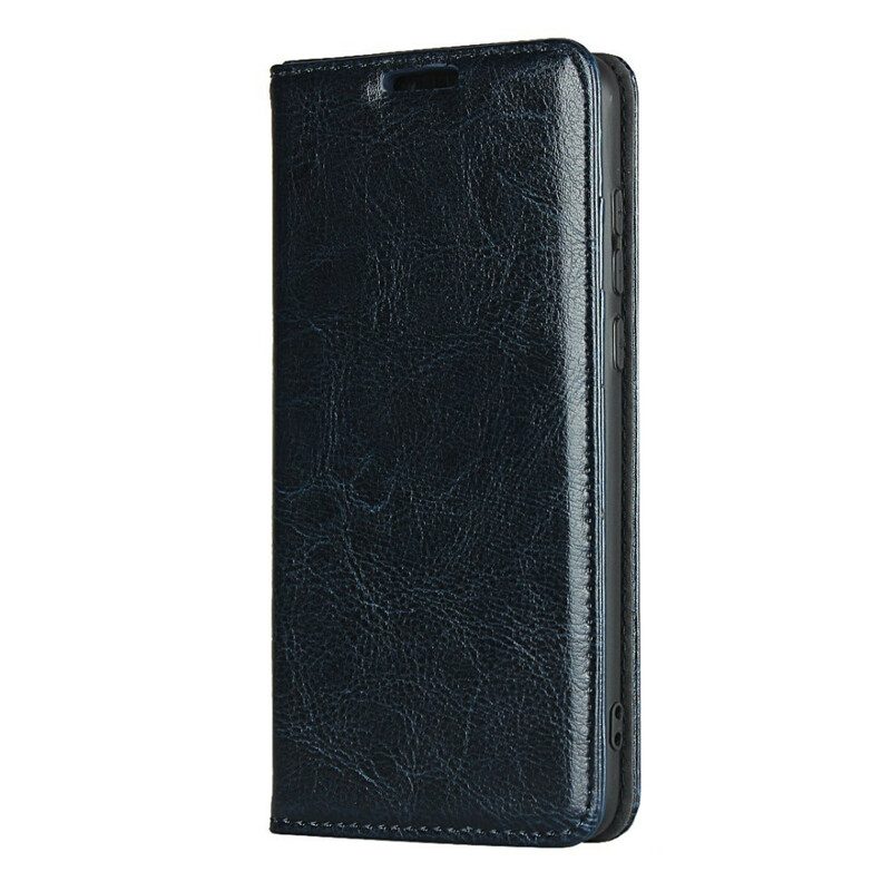 Folio Cover Huawei P40 Custodia in pelle Pelle Vera