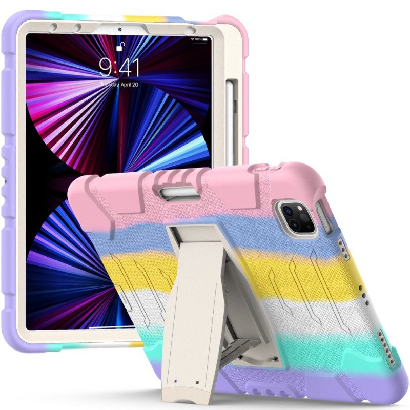 Cover iPad Air (2022) (2020) Ultra Resistente Con Supporto Colorato