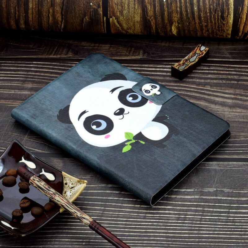 Custodia in pelle iPad Air (2022) (2020) Cucciolo Di Panda