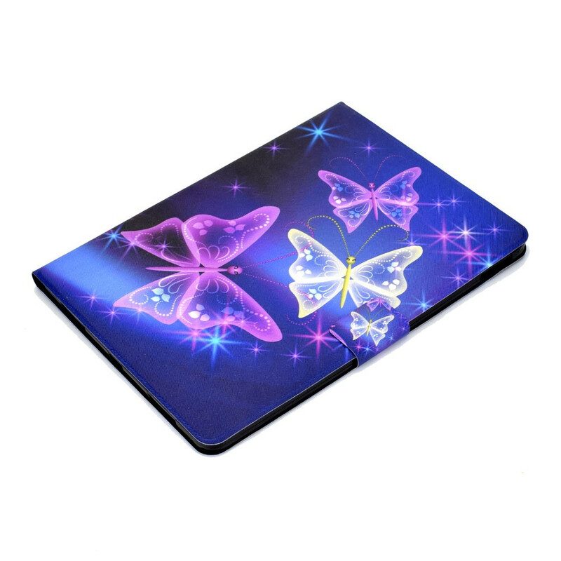 Custodia in pelle iPad Air (2022) (2020) Farfalle Magiche