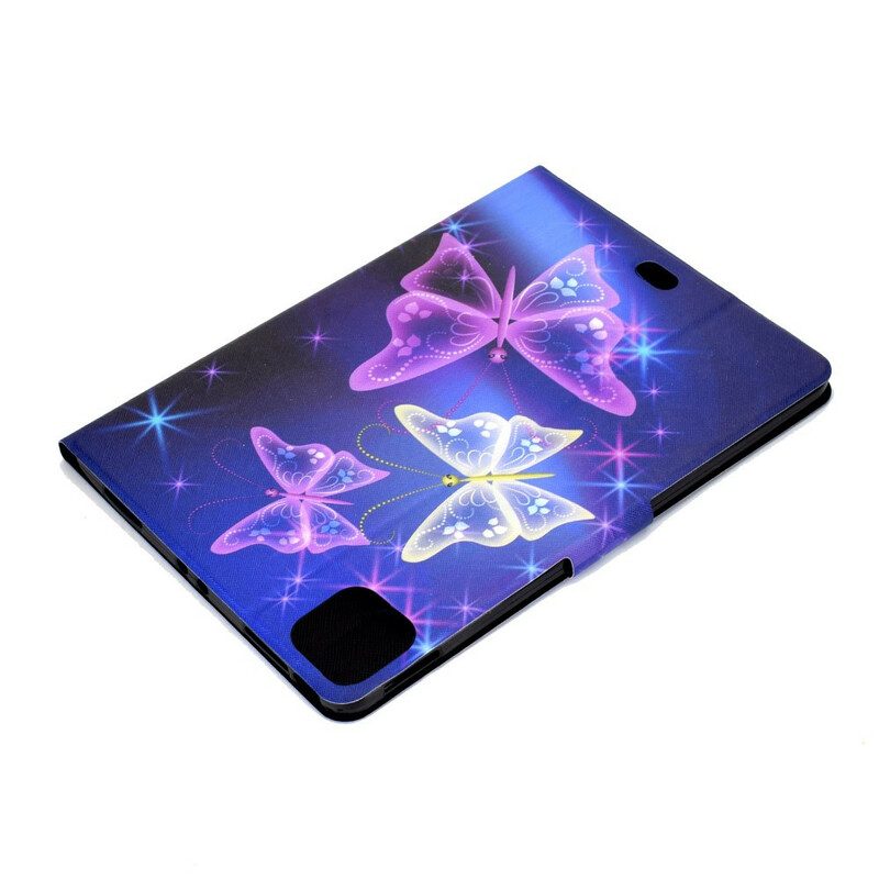 Custodia in pelle iPad Air (2022) (2020) Farfalle Magiche