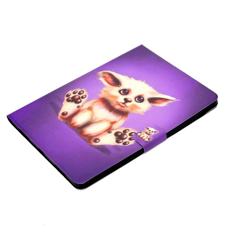 Custodia in pelle iPad Air (2022) (2020) Gatto Divertente