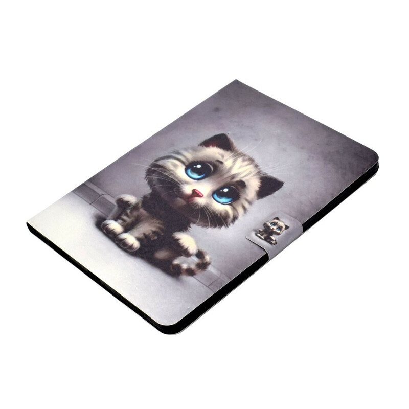 Custodia in pelle iPad Air (2022) (2020) Gatto Seducente