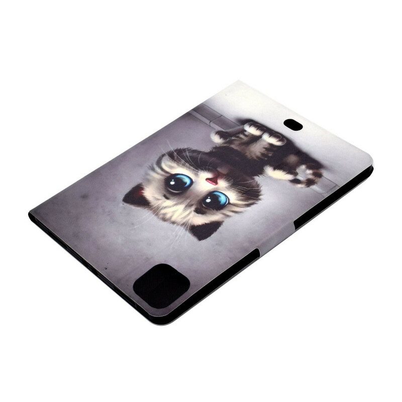 Custodia in pelle iPad Air (2022) (2020) Gatto Seducente