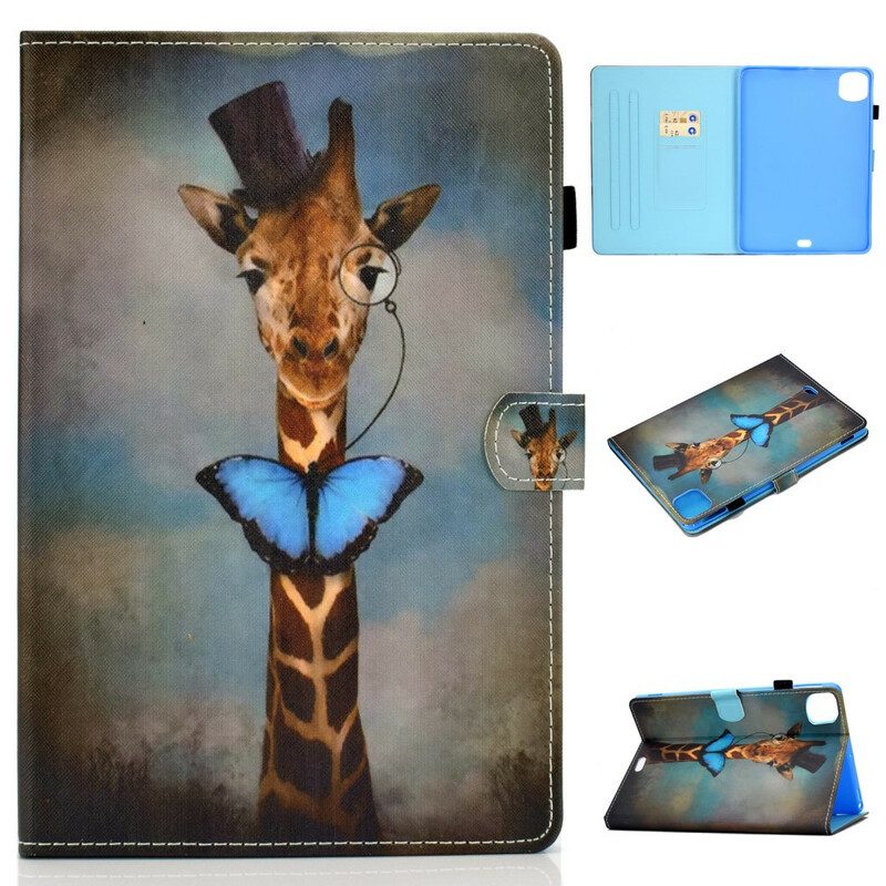 Custodia in pelle iPad Air (2022) (2020) Giraffa Di Classe