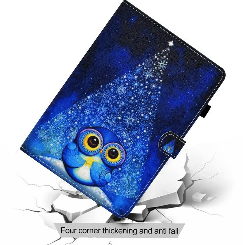 Custodia in pelle iPad Air (2022) (2020) Gufo Blu