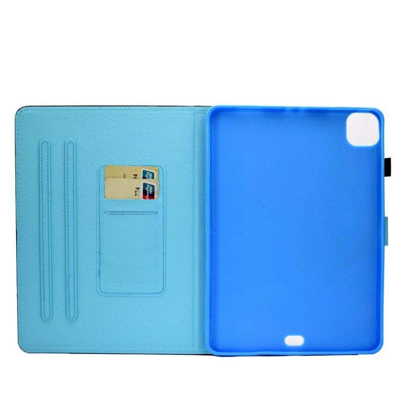 Custodia in pelle iPad Air (2022) (2020) Gufo Blu