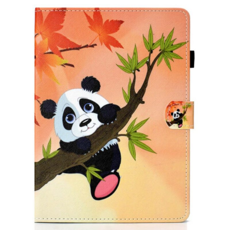 Custodia in pelle iPad Air (2022) (2020) Panda Carino