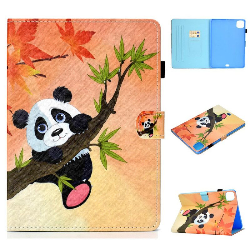 Custodia in pelle iPad Air (2022) (2020) Panda Carino