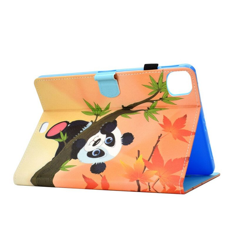 Custodia in pelle iPad Air (2022) (2020) Panda Carino