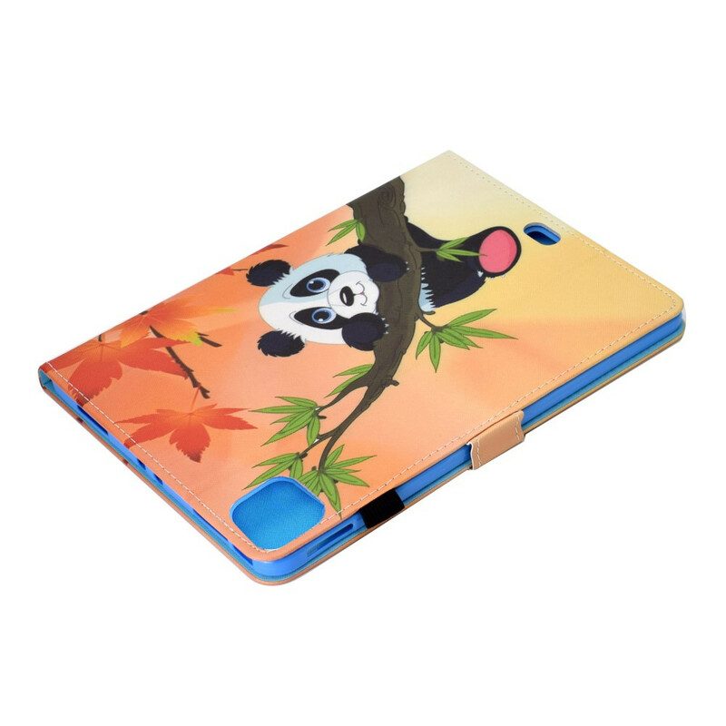 Custodia in pelle iPad Air (2022) (2020) Panda Carino