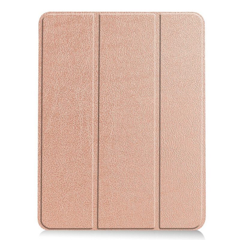 Custodia iPad Air (2022) (2020) Porta Stilo In Pelle Stile Litchi