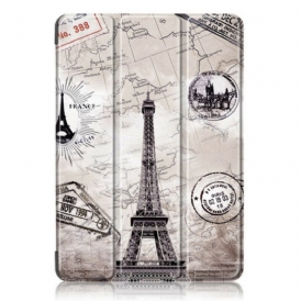 Custodia iPad Air (2022) (2020) Retrò Torre Eiffel