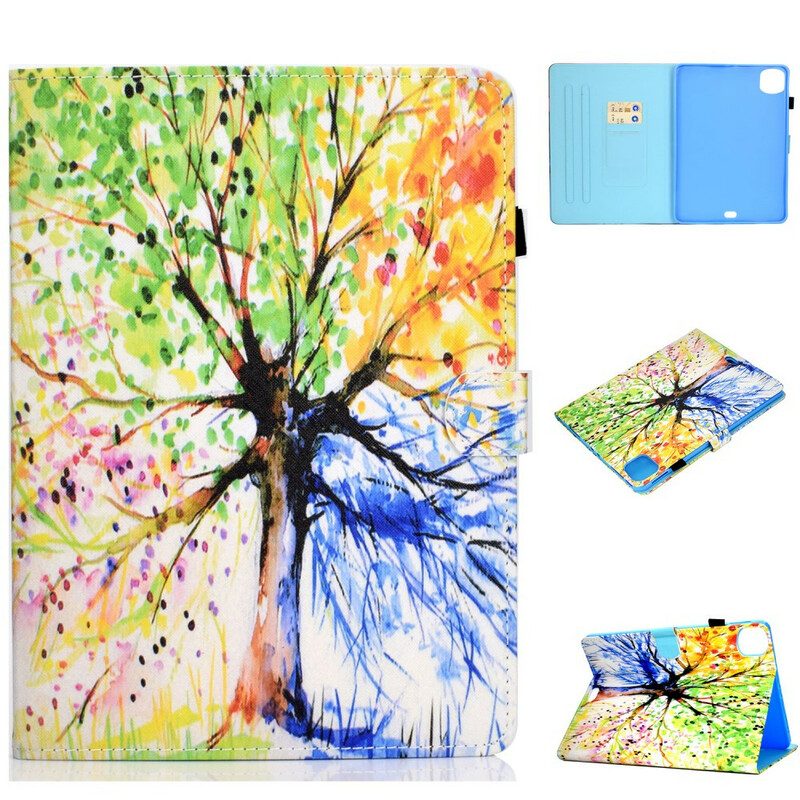 Folio Cover iPad Air (2022) (2020) Albero Dell'acquerello