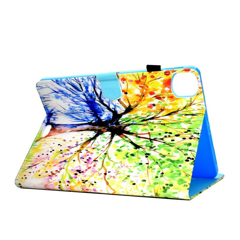 Folio Cover iPad Air (2022) (2020) Albero Dell'acquerello