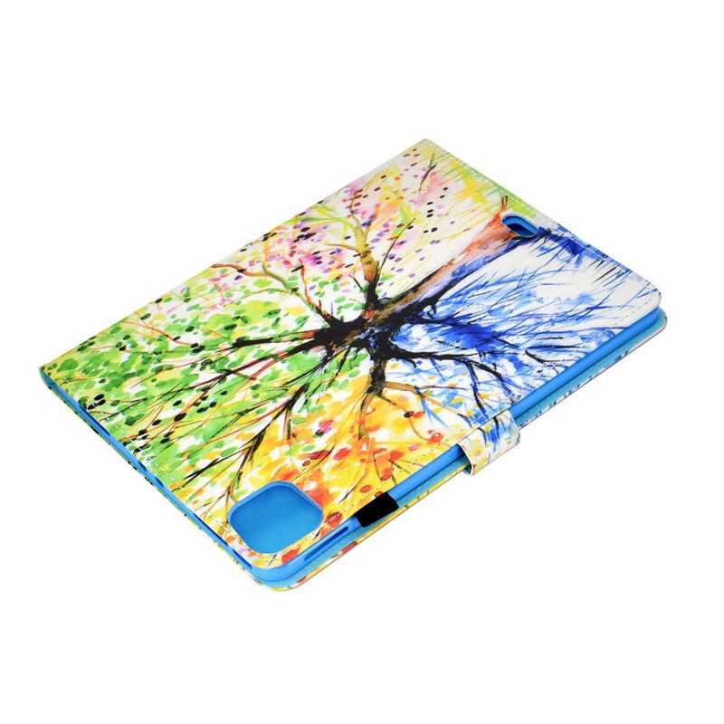 Folio Cover iPad Air (2022) (2020) Albero Dell'acquerello