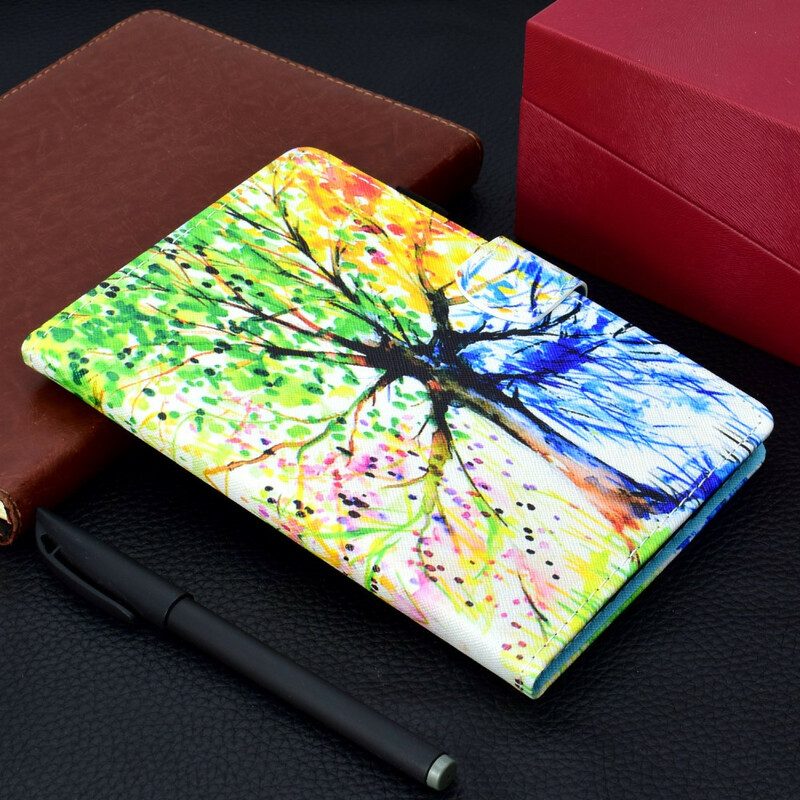 Folio Cover iPad Air (2022) (2020) Albero Dell'acquerello