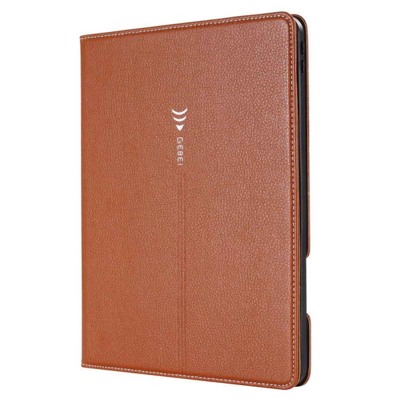 Folio Cover iPad Air (2022) (2020) Gebei Ecopelle Litchi