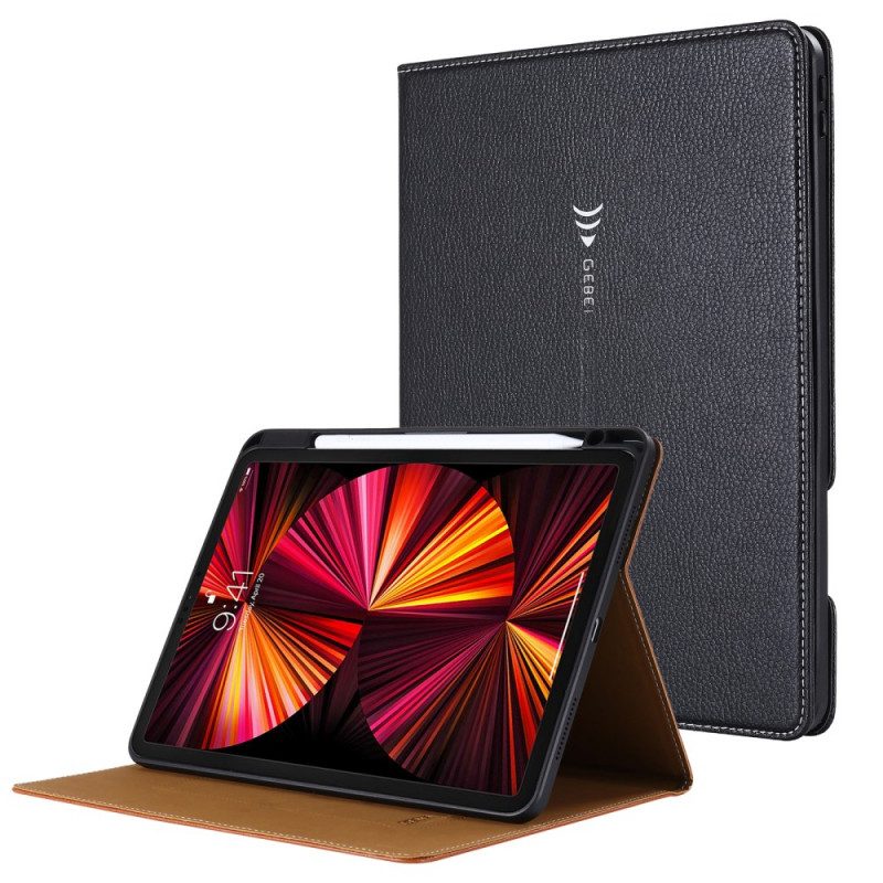 Folio Cover iPad Air (2022) (2020) Gebei Ecopelle Litchi