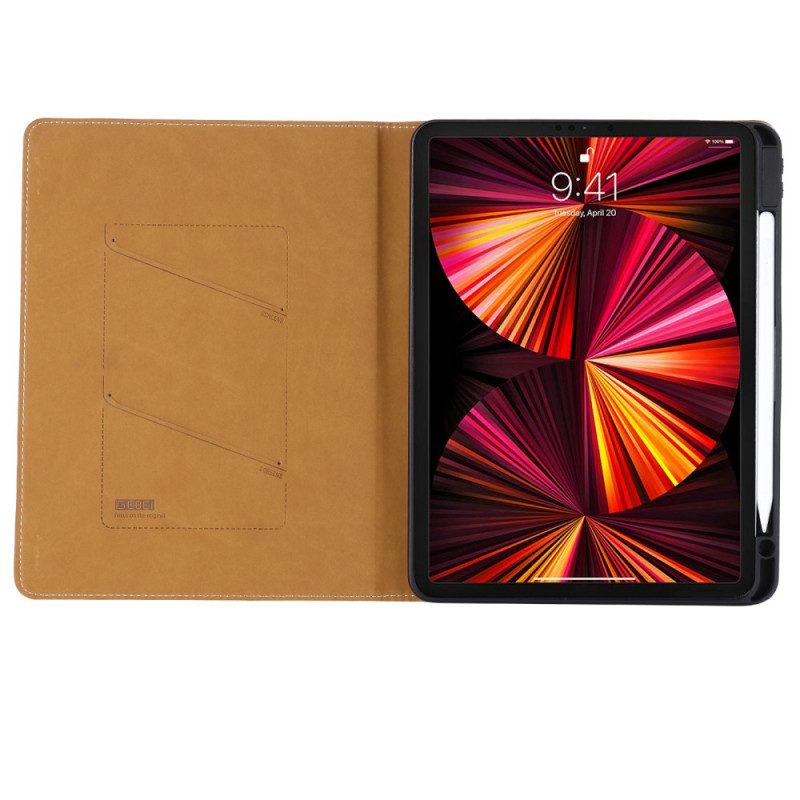 Folio Cover iPad Air (2022) (2020) Gebei Ecopelle Litchi