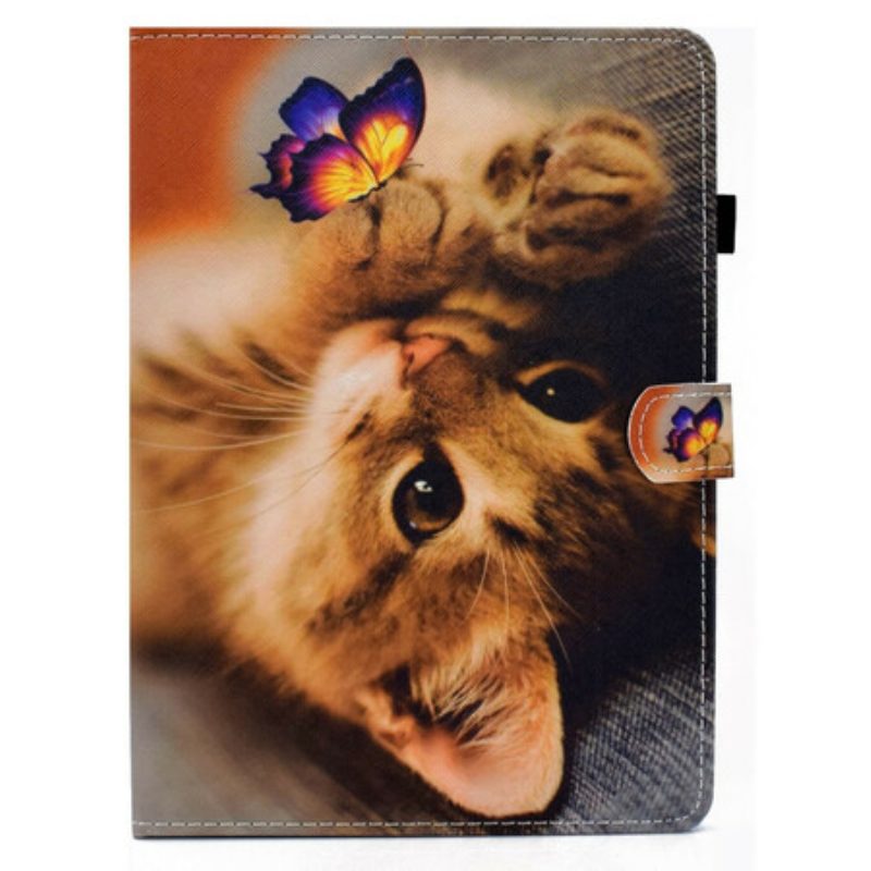 Folio Cover iPad Air (2022) (2020) Il Mio Gattino E La Mia Farfalla