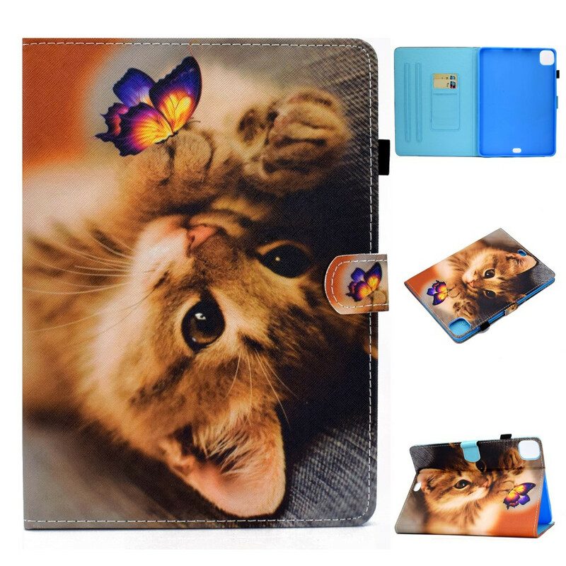 Folio Cover iPad Air (2022) (2020) Il Mio Gattino E La Mia Farfalla