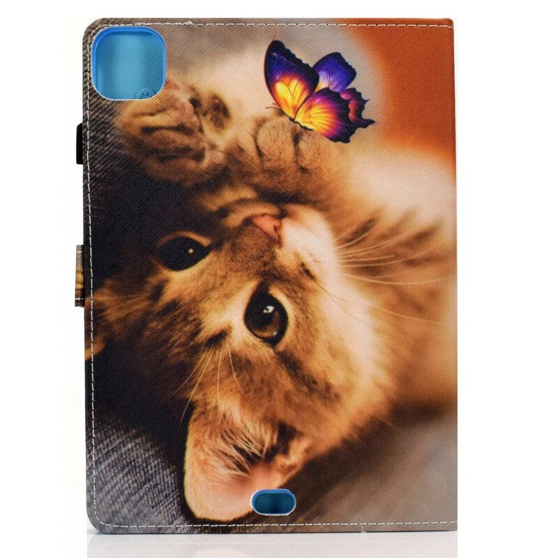 Folio Cover iPad Air (2022) (2020) Il Mio Gattino E La Mia Farfalla