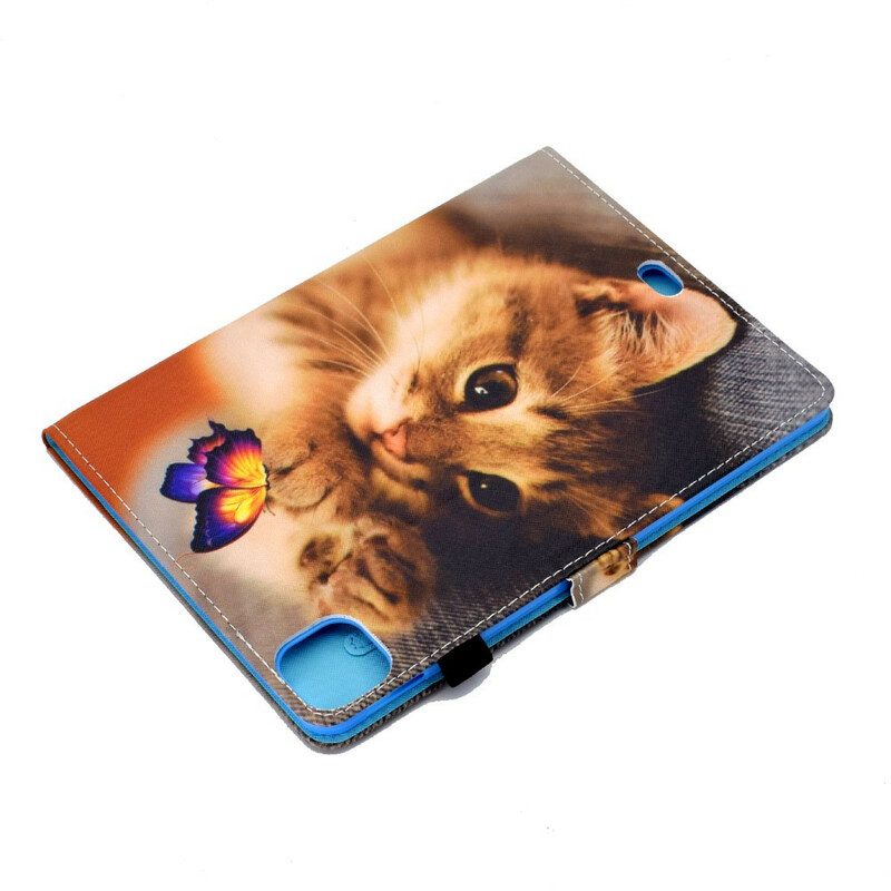 Folio Cover iPad Air (2022) (2020) Il Mio Gattino E La Mia Farfalla