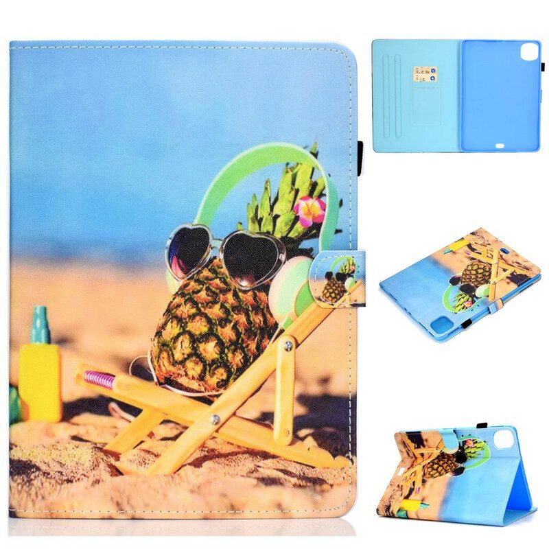 Folio Cover iPad Air (2022) (2020) Spiaggia Dell'ananas