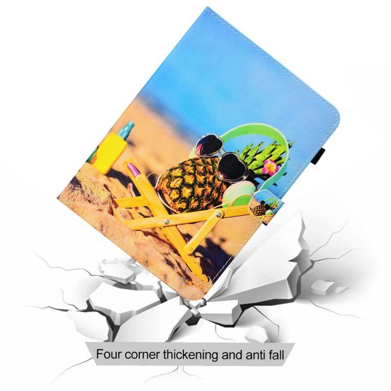 Folio Cover iPad Air (2022) (2020) Spiaggia Dell'ananas