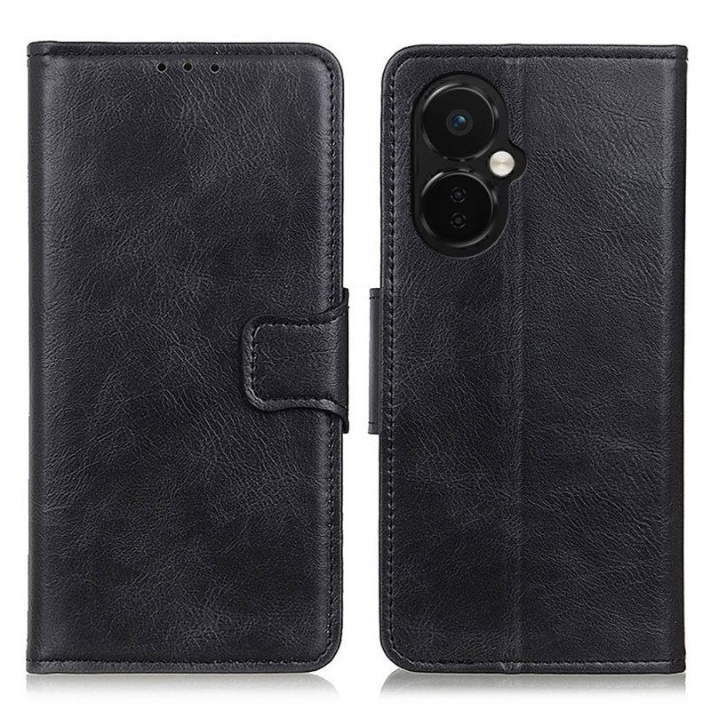 Folio Cover OnePlus Nord CE 3 Lite 5G Chiusura In Pelle Stile Reversibile