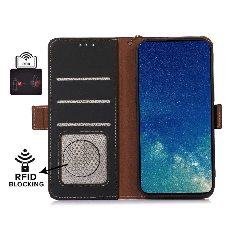 Folio Cover OnePlus Nord CE 3 Lite 5G Rfid In Vera Pelle