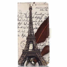 Folio Cover OnePlus Nord CE 3 Lite 5G Torre Eiffel Del Poeta