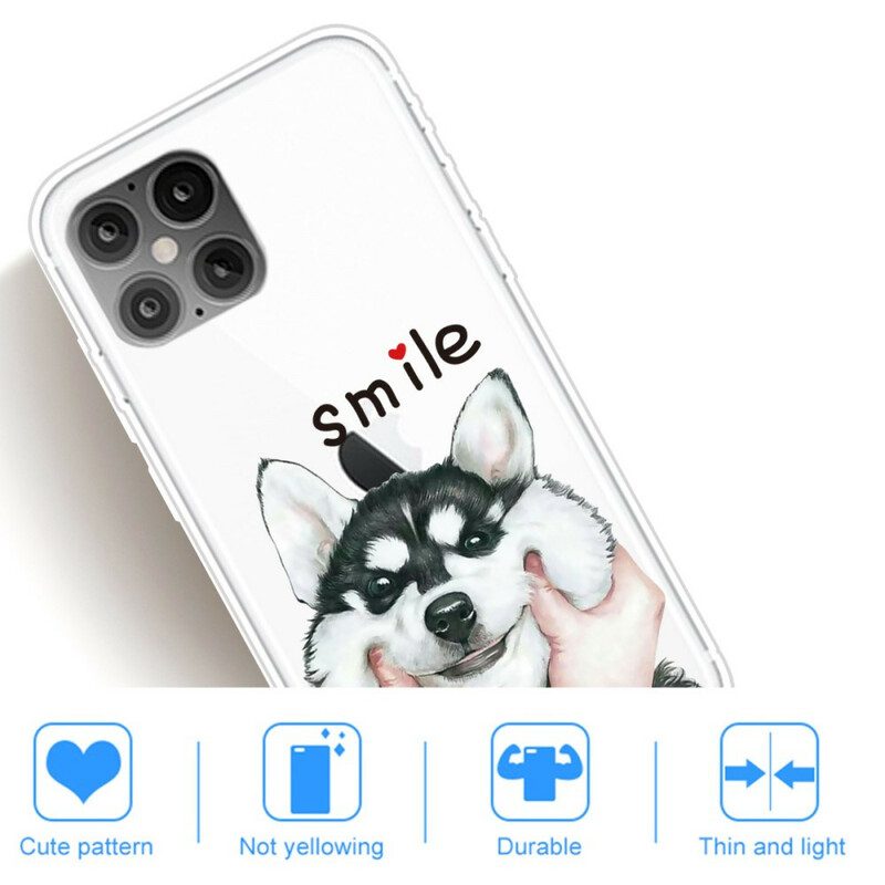 Cover iPhone 12 Pro Max Cane Sorridente