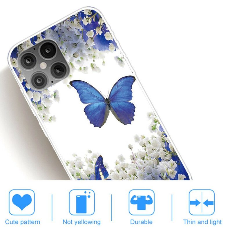 Cover iPhone 12 Pro Max Farfalle