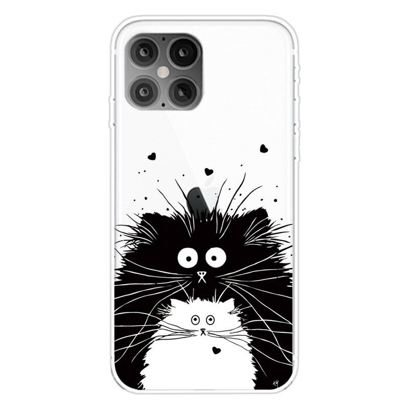 Cover iPhone 12 Pro Max Guarda I Gatti