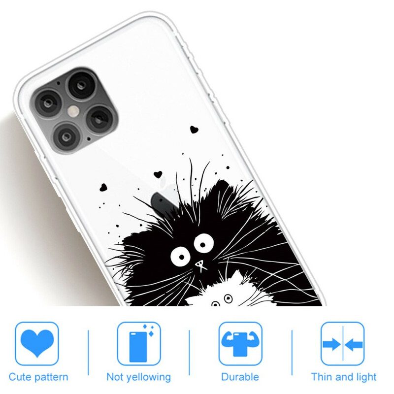 Cover iPhone 12 Pro Max Guarda I Gatti