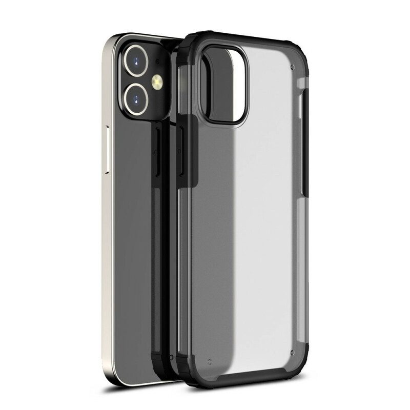 Cover iPhone 12 Pro Max Ibrido Trasparente Opaco