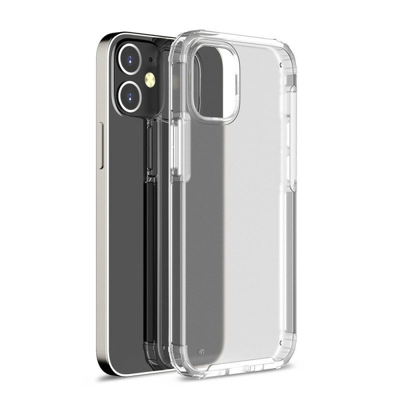 Cover iPhone 12 Pro Max Ibrido Trasparente Opaco