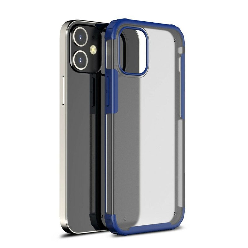 Cover iPhone 12 Pro Max Ibrido Trasparente Opaco