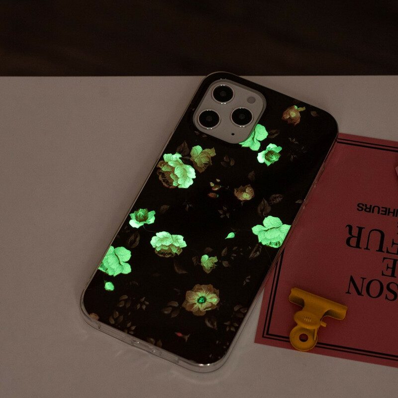 Cover iPhone 12 Pro Max Serie Floreale Fluorescente