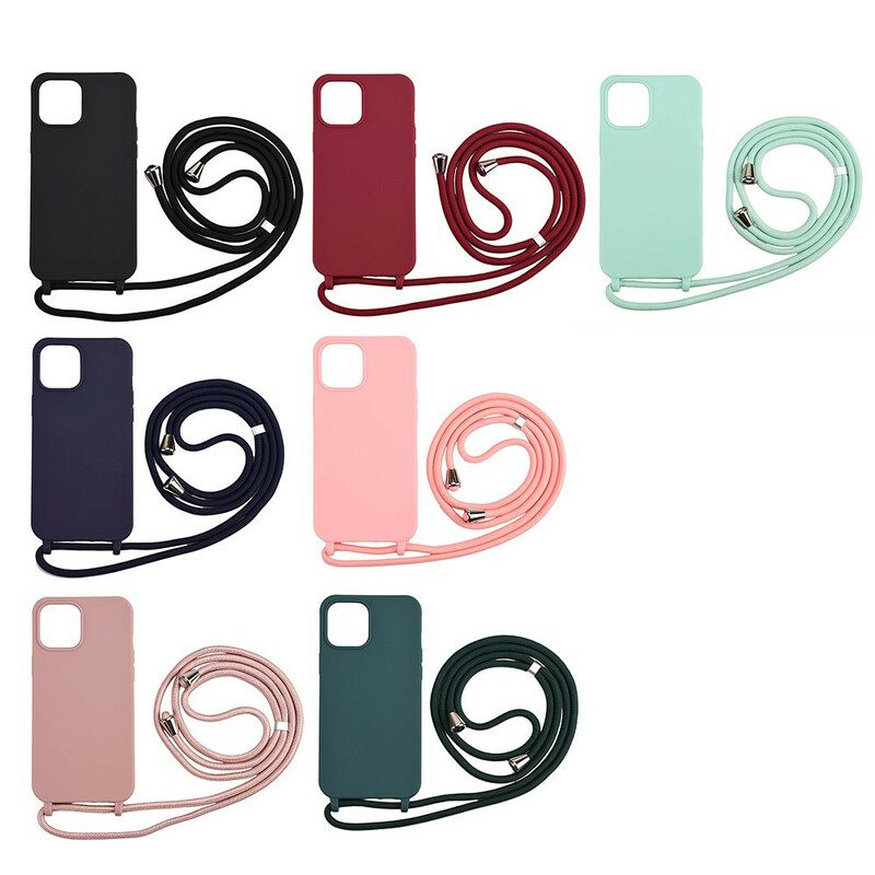 Cover iPhone 12 Pro Max Silicone E Cavo