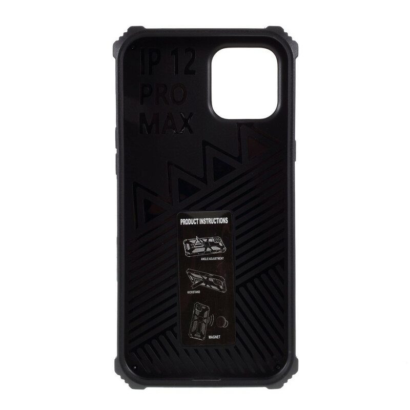 Cover iPhone 12 Pro Max Staccabile Con Supporto Rimovibile