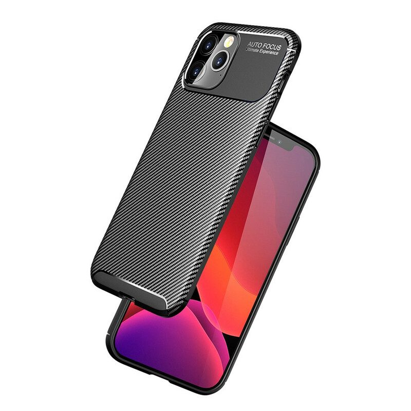 Cover iPhone 12 Pro Max Struttura Flessibile In Fibra Di Carbonio