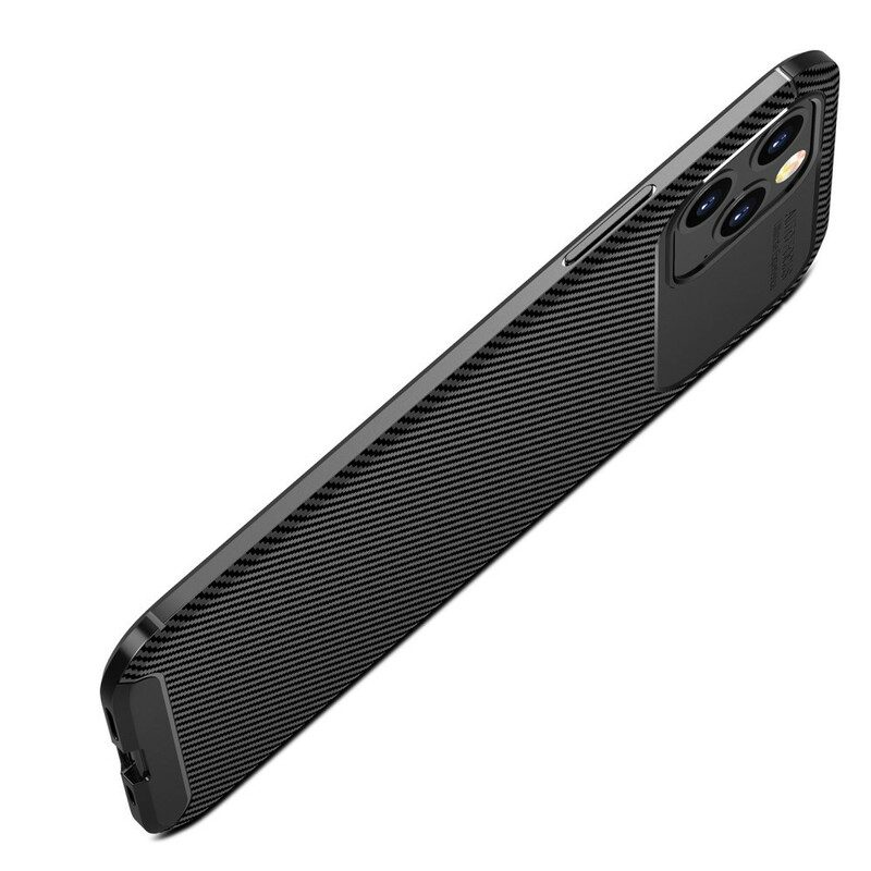 Cover iPhone 12 Pro Max Struttura Flessibile In Fibra Di Carbonio