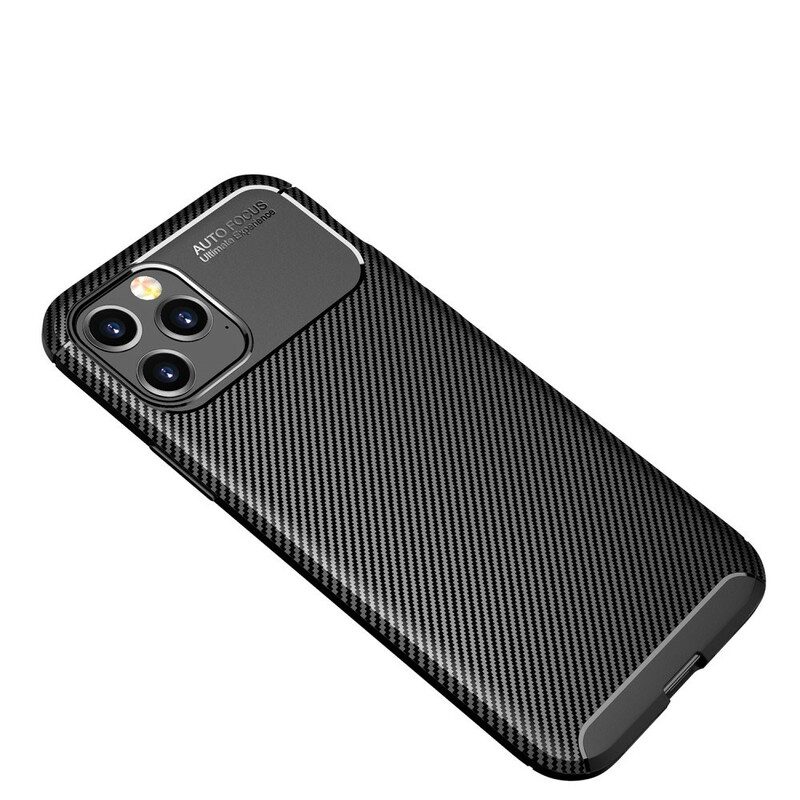 Cover iPhone 12 Pro Max Struttura Flessibile In Fibra Di Carbonio